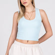 Load image into Gallery viewer, Ribbed Crop Tank
