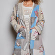 Load image into Gallery viewer, Mixed Media Maxi Cardigan

