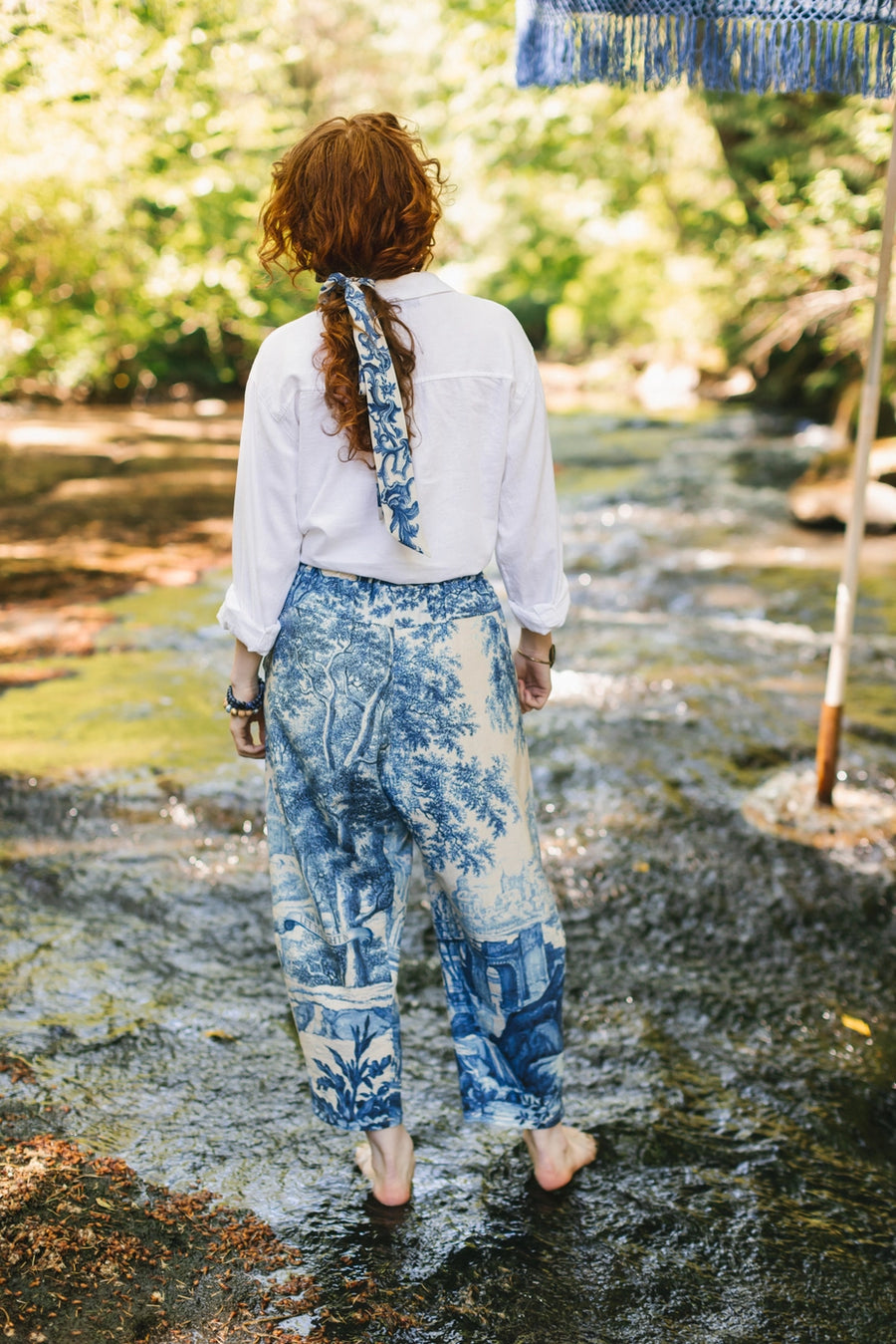 Blue Muse Crop Pants