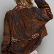 Load image into Gallery viewer, Chocolate Floral Jacket
