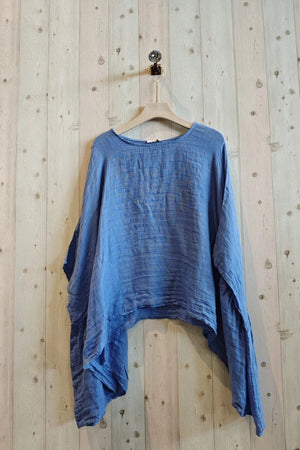 Washed Linen Poncho