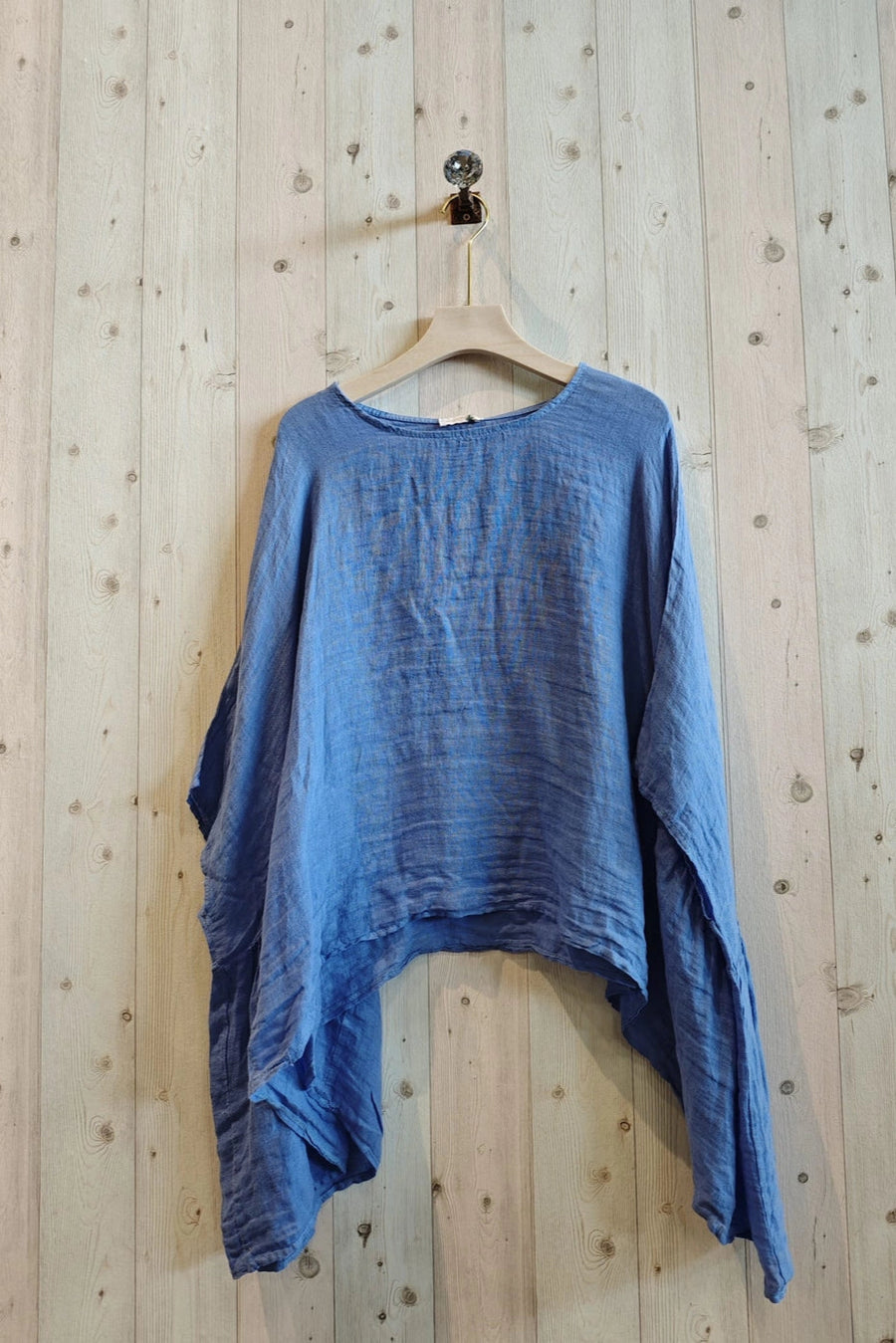 Washed Linen Poncho