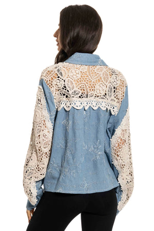 Daisy Denim Button Up