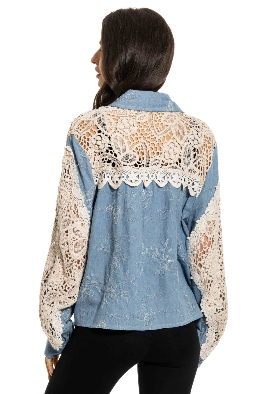 Daisy Denim Button Up
