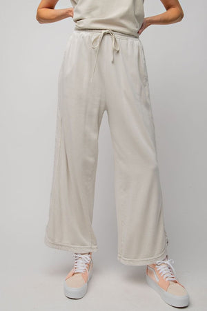 Mineral Washed Terry Knit Pants