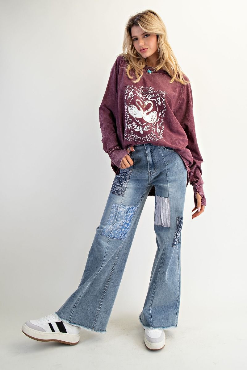 Patchwork Paisley Jeans