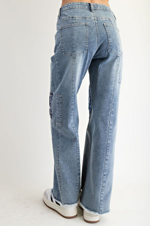 Patchwork Paisley Jeans