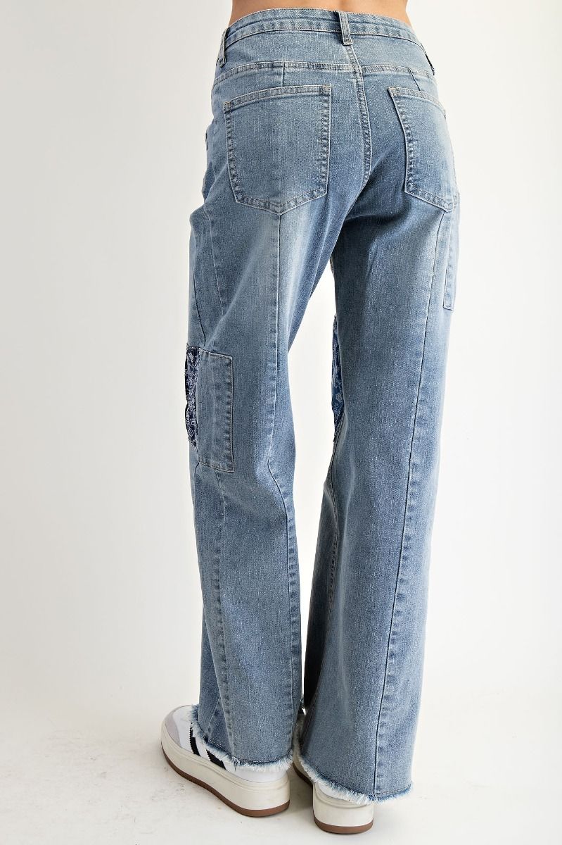 Patchwork Paisley Jeans