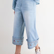 Load image into Gallery viewer, Floral Whisper Crop Jeans
