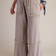 Load image into Gallery viewer, Washed Wide Leg Terry Pant
