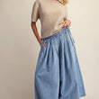 Load image into Gallery viewer, Pleated Denim Wide Leg
