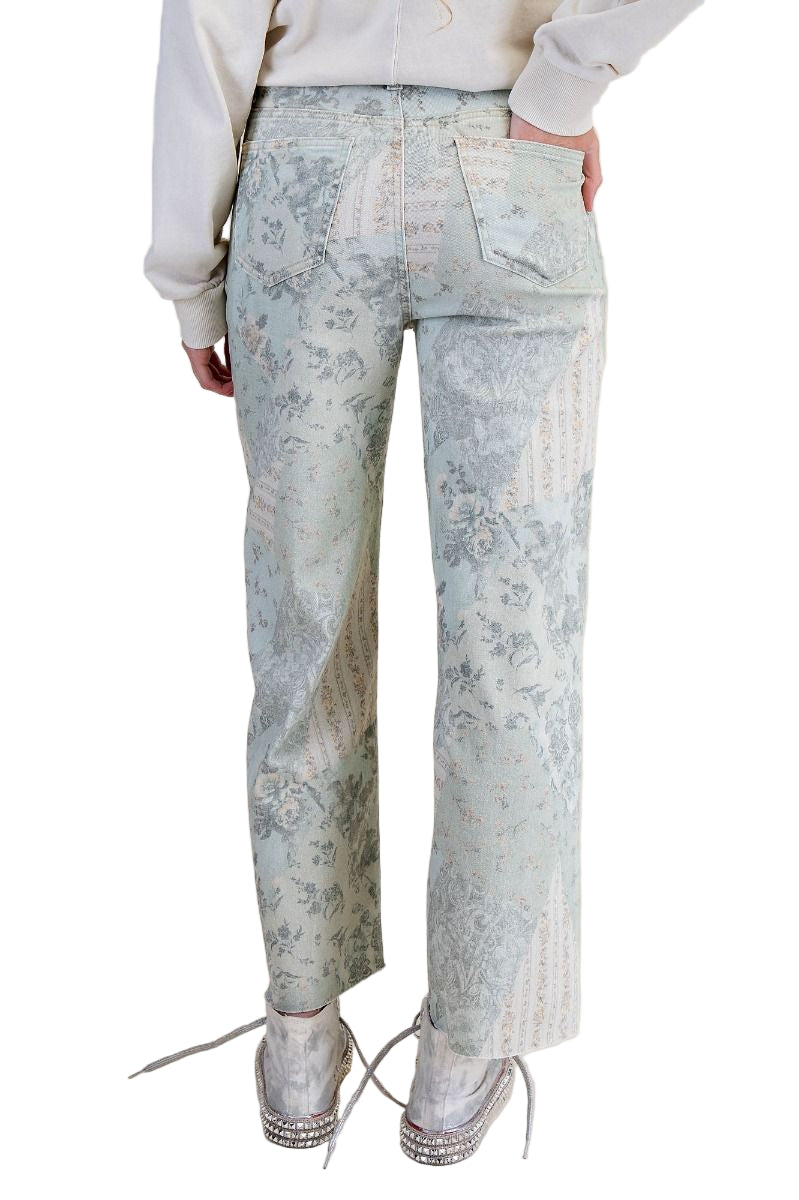 Paisley Print Pants
