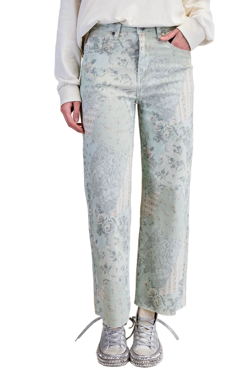 Paisley Print Pants