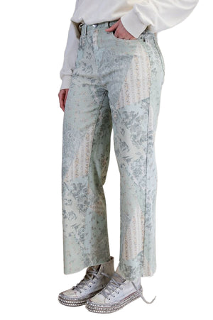 Paisley Print Pants