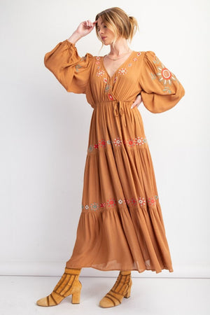 Sundance Embroidered Maxi Red Door Boutique Sundance Embroidered Maxi Red Door Boutique