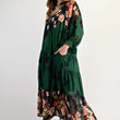 Load image into Gallery viewer, Emerald Print Maxi Dress
