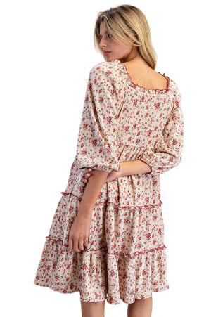 Viva La Velvet Floral Dress