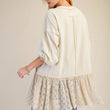 Load image into Gallery viewer, Ecru Lace Ruffle Dress
