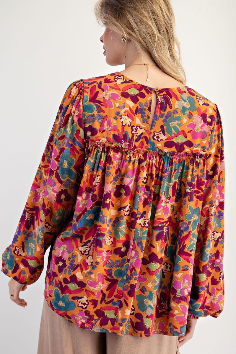 Floral Frenzy Top