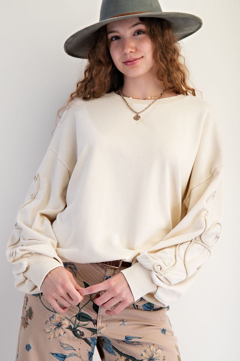 Terry My Heart Pullover