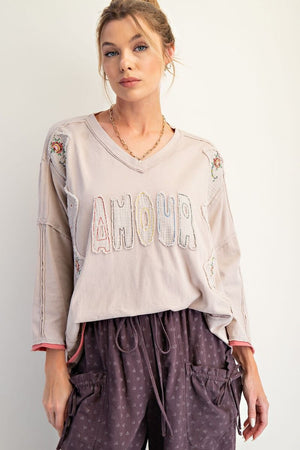 Amour Patch Top