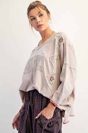 Amour Patch Top