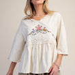Load image into Gallery viewer, Embroidered Baby Doll Top
