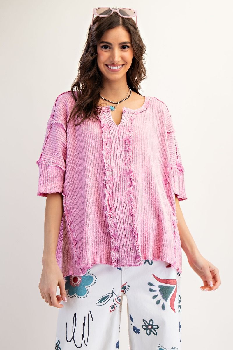 Cool Vibes Rib Tunic Tee