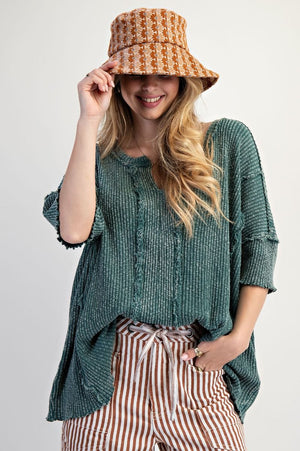Cool Vibes Rib Tunic Tee