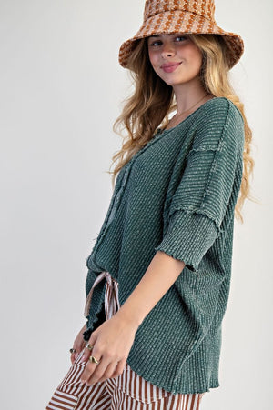 Cool Vibes Rib Tunic Tee