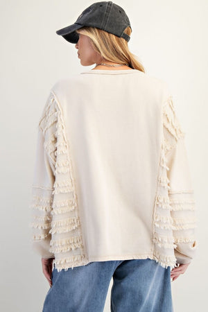 Fray Me Away Pullover