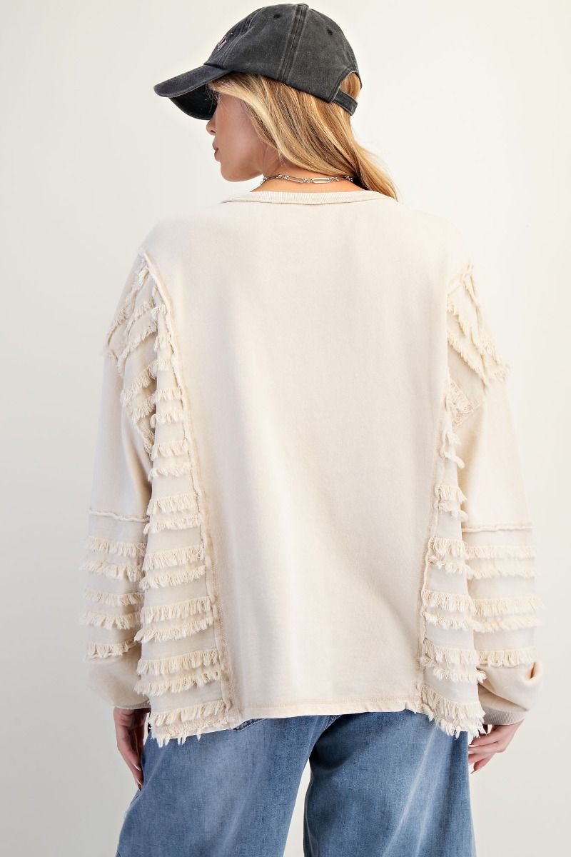 Fray Me Away Pullover