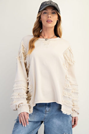 Fray Me Away Pullover