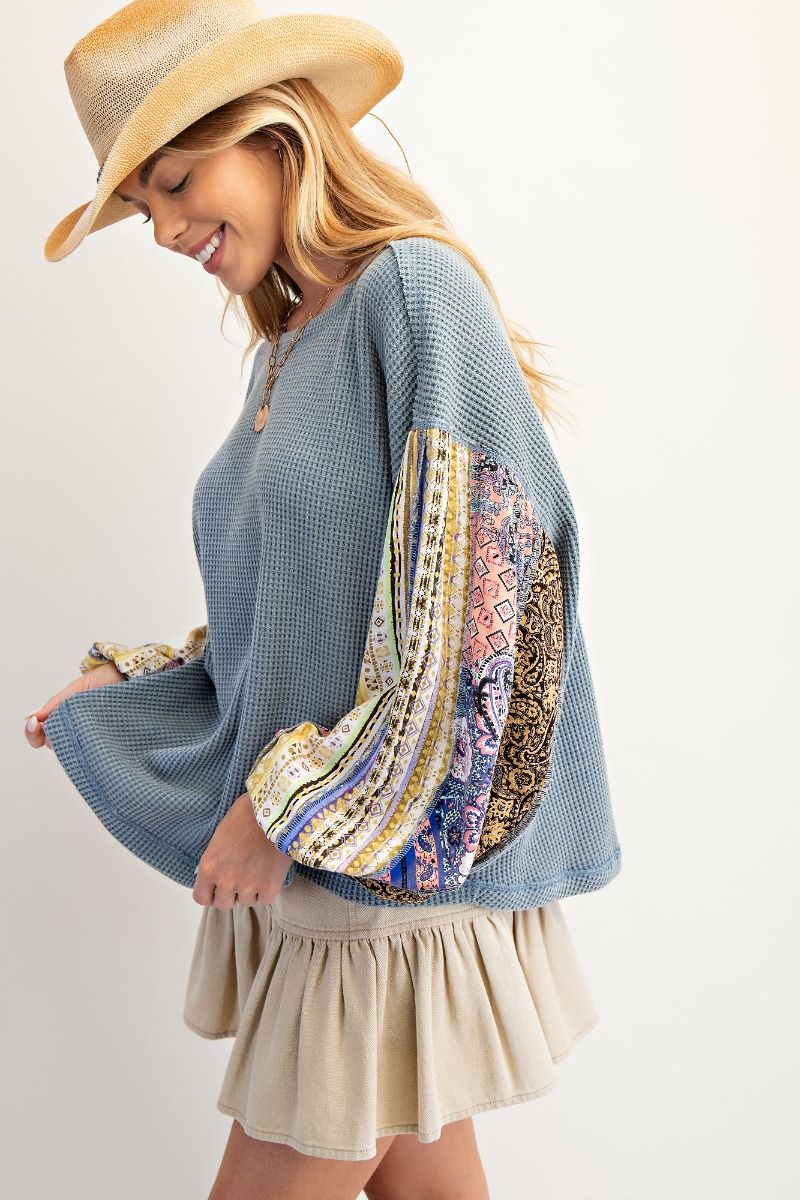 Painted Paisley Long Sleeve