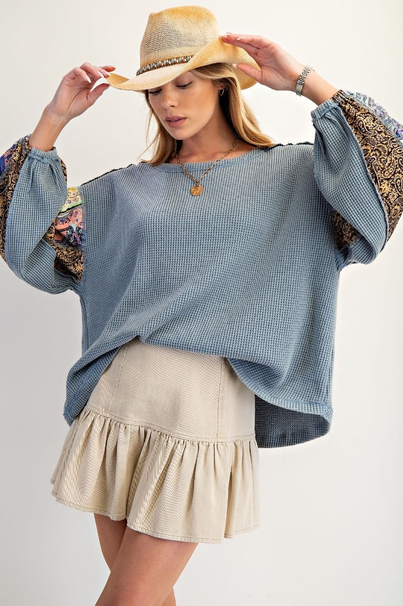 Painted Paisley Long Sleeve