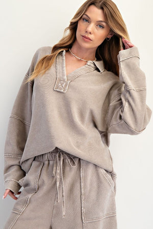V-Neck Cozy Top