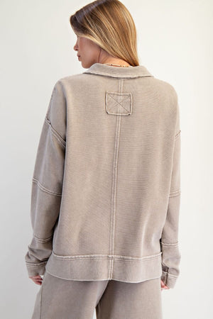 V-Neck Cozy Top