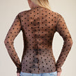 Load image into Gallery viewer, Mesh Polka Dot LS
