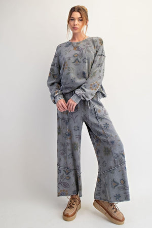 Mineral Flower Pullover