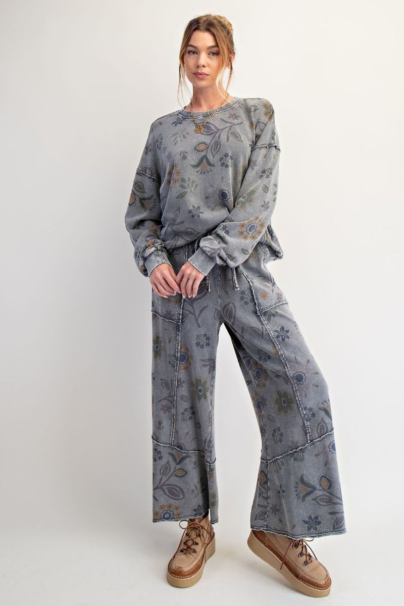 Mineral Flower Pullover