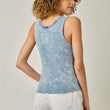 Load image into Gallery viewer, Henley Neck Washed Tank Top
