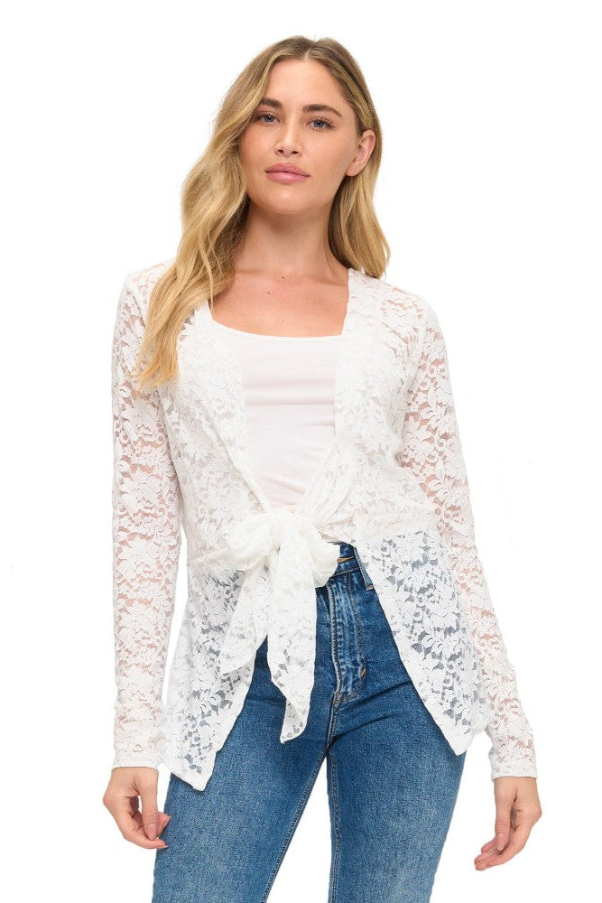Lacey Lace Front Tie