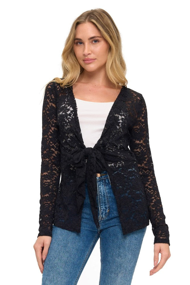 Lacey Lace Front Tie