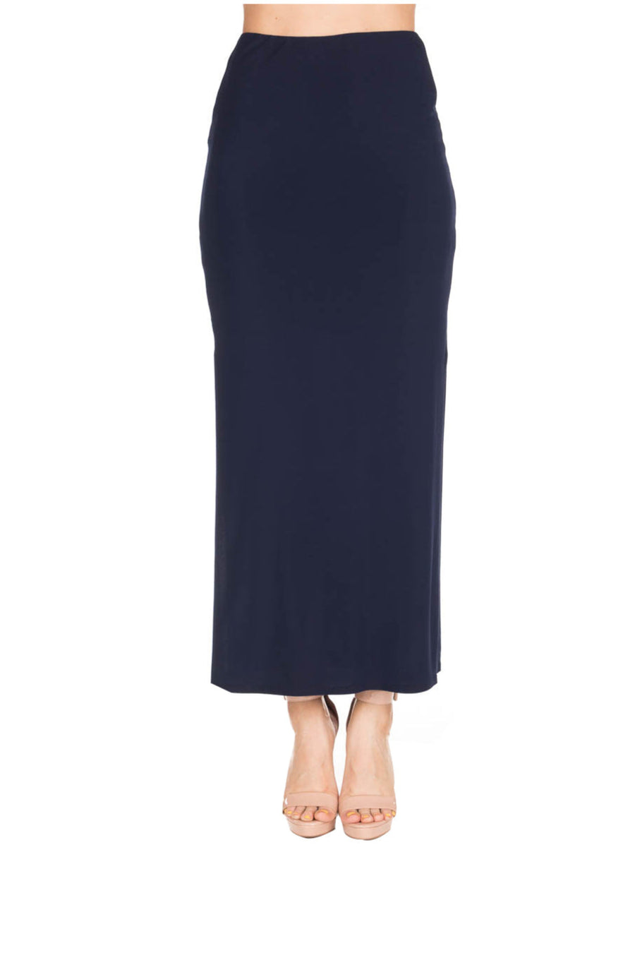 A Simple Slit Maxi Skirt