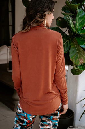 Long Sleeve Surplice Top