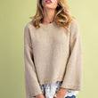 Load image into Gallery viewer, Lace Trim Khaki Tunic
