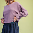 Load image into Gallery viewer, Taro Boat Neck Sweater
