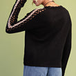Load image into Gallery viewer, Black LS Cream Top
