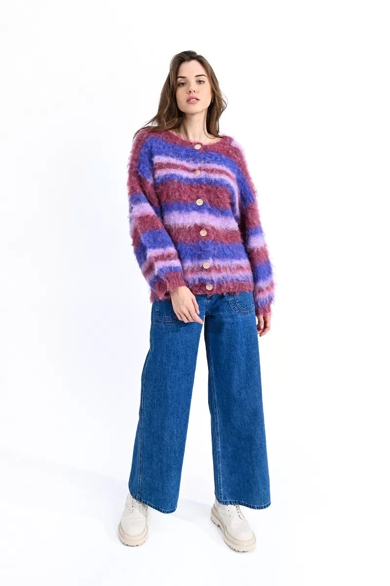 Super Soft Striped Cardi