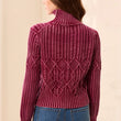 Load image into Gallery viewer, Cable Knit Mock Neck Sweater
